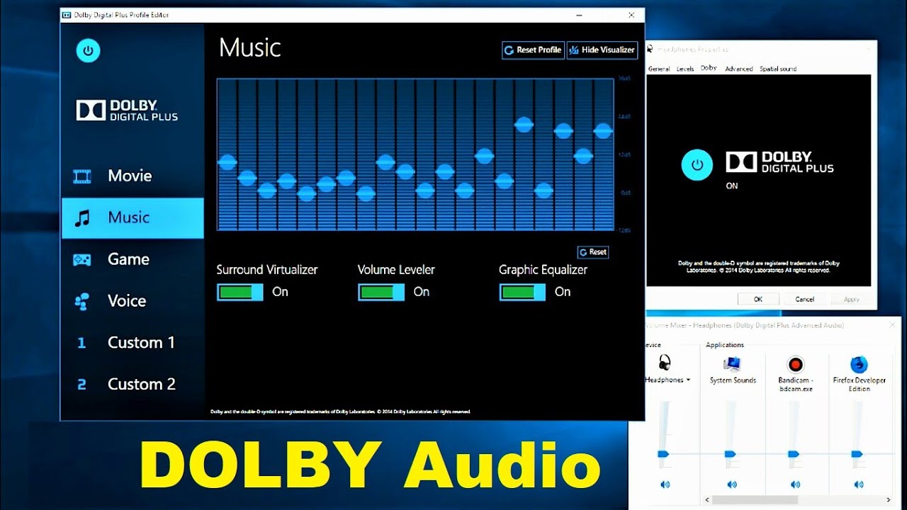 dolby audio drivers